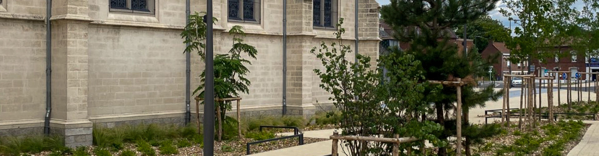 A'gora paving for project in Onnaing (FR)